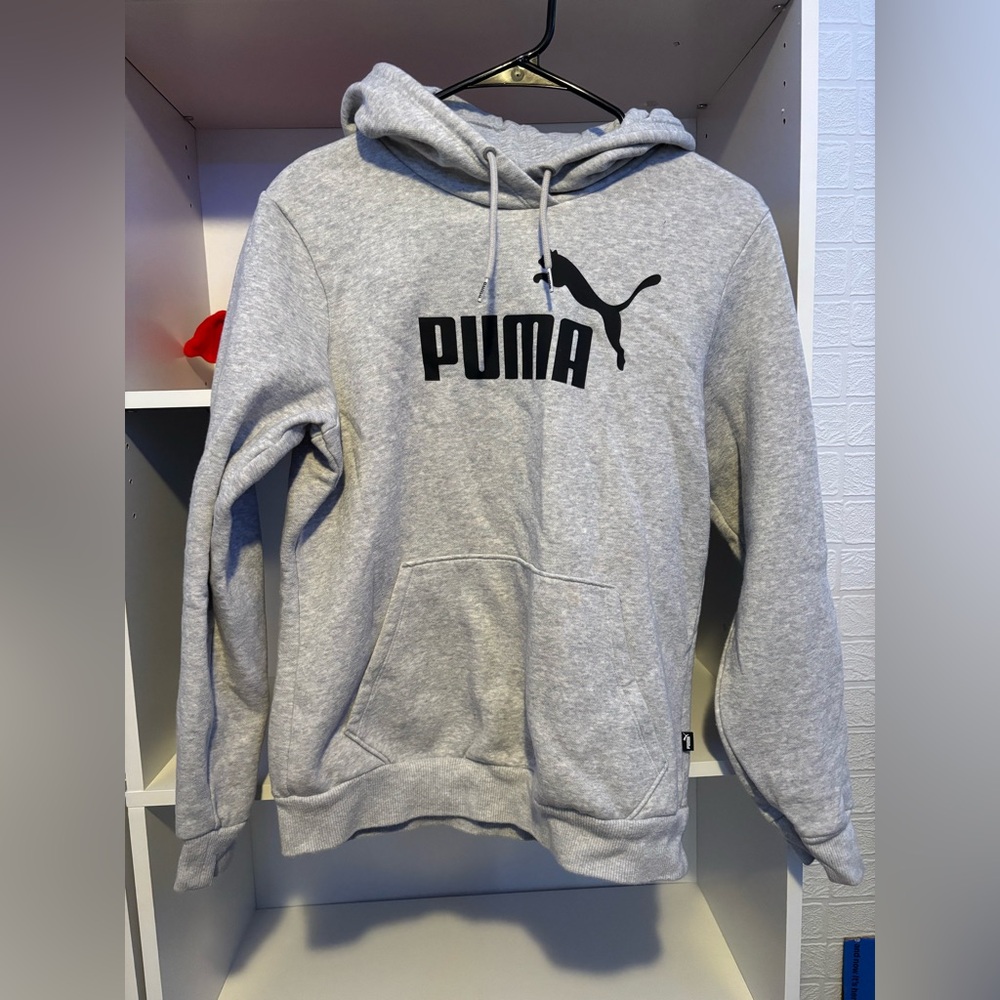 Puma Light Gray Hoodie
